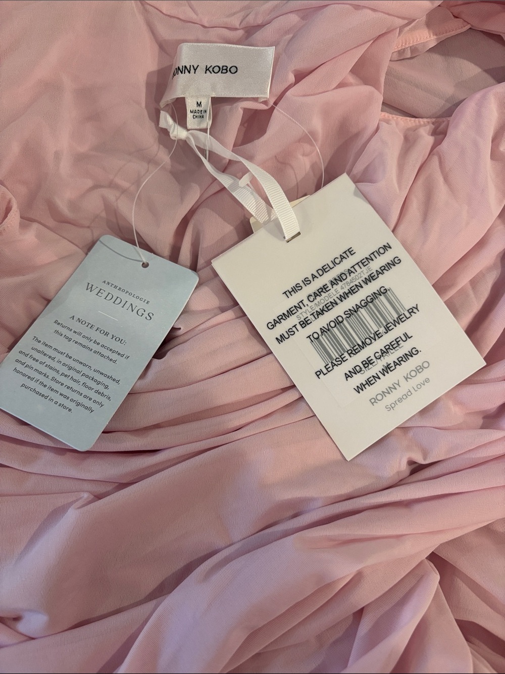 Ronny Kobo Collection Light Pink Dress - Picture 2 of 5